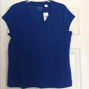 Chico’s royal blue size 2 t-shirt